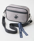 【BEVERLY HILLS POLO CLUB/ビバリーヒルズポロクラブ】【どんなコーディネートにもハマる！】キャンバスショルダー ブランドロゴ刺繍 ワンポイント 内ポケット シンプル カジュアル 上品 デイリーコーデ