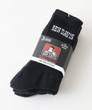 【BEN DAVIS/ベンデイビス】BEN 3Pロゴソックス 9928 3足組 まとめ買い ブランドロゴ ストリート スケーター アメカジ 25-27cm