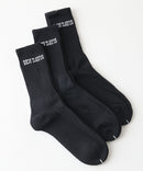 【BEN DAVIS/ベンデイビス】BEN 3Pロゴソックス 9928 3足組 まとめ買い ブランドロゴ ストリート スケーター アメカジ 25-27cm