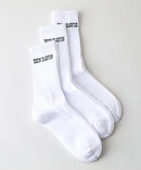 【BEN DAVIS/ベンデイビス】BEN 3Pロゴソックス 9928 3足組 まとめ買い ブランドロゴ ストリート スケーター アメカジ 25-27cm