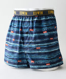 【EDWIN/エドウィン】ウエストゴム ボクサーパンツ ブルー ❘ジーンズメイト公式オンラインショップ