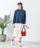 デニム ブラウス レディース C-FORT POINT