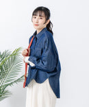 デニム ブラウス レディース C-FORT POINT