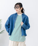 デニム ブラウス レディース C-FORT POINT