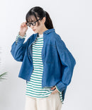 デニム ブラウス レディース C-FORT POINT