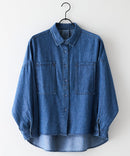 デニム ブラウス レディース C-FORT POINT
