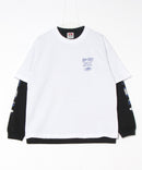 【BENDAVIS/ベンデイヴィス】バックプリントT×袖プリント ロンT 2枚組セット リアルレイヤード アンサンブル