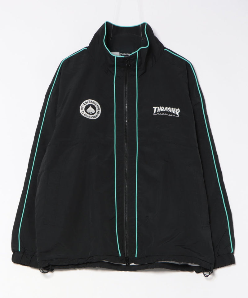 ナイロンタスランパイピングブルゾン【THRASHER/スラッシャー】