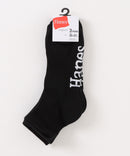 クウォーター レングス ライン ソックス 3P HANES