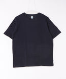 USAコットン ワッペンロゴ刺繍 無地 クルーネック半袖Tシャツ レディース メンズ【DISCUS/ディスカス】