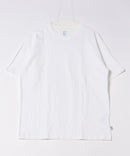 USAコットン ワッペンロゴ刺繍 無地 クルーネック半袖Tシャツ レディース メンズ【DISCUS/ディスカス】