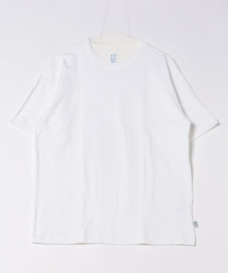 USAコットン ワッペンロゴ刺繍 無地 クルーネック半袖Tシャツ レディース メンズ【DISCUS/ディスカス】