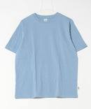 USAコットン ワッペンロゴ刺繍 無地 クルーネック半袖Tシャツ レディース メンズ【DISCUS/ディスカス】