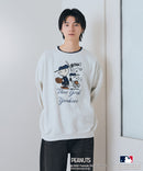 【PEANUTS×MLB】オリジナルデザイン 裏起毛トレーナー ヤンキース ドジャース カブス キャラクター