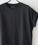 【汗染みの目立ちにくいTシャツ ZEROSTAIN/ゼロステイン】ロールカフラウンドヘムTシャツ レディース 汗染み防止 撥水加工 多機能 zo