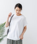 【汗染みの目立ちにくいTシャツ ZEROSTAIN/ゼロステイン】ロールカフラウンドヘムTシャツ レディース 汗染み防止 撥水加工 多機能 zo