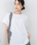 【汗染みの目立ちにくいTシャツ ZEROSTAIN/ゼロステイン】ロールカフラウンドヘムTシャツ レディース 汗染み防止 撥水加工 多機能 zo