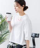 【汗染みの目立ちにくいTシャツ ZEROSTAIN/ゼロステイン】バルーン袖Tシャツ レディース 撥水・汗染み防止 多機能Tシャツ zo