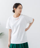 【汗染みの目立ちにくいTシャツ ZEROSTAIN/ゼロステイン】ロールカフサイドスリットTシャツ 撥水・UVカット機能付き レディース 快適Tシャツ zo