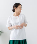 【汗染みの目立ちにくいTシャツ ZEROSTAIN/ゼロステイン】ロールカフサイドスリットTシャツ 撥水・UVカット機能付き レディース 快適Tシャツ zo