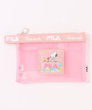 【FILA/フィラ ×PEANUTS/ピーナッツ】SNOOPY スヌーピー コラボ メッシュ ポーチ 小物入れ