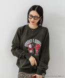 【DISCUS×HOT STUFF×Casper】キャラクタープリントスウェットトレーナー メンズ レディース ユニセックス