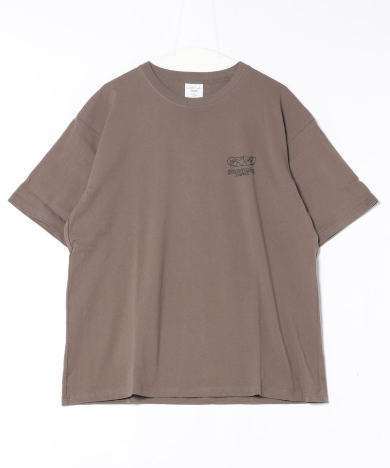 【What it isNt）ART BY MARKGONZALES / (ワットイットイズント) アートバイ マークゴンザレス】 リラックスフィット プリントTシャツzo