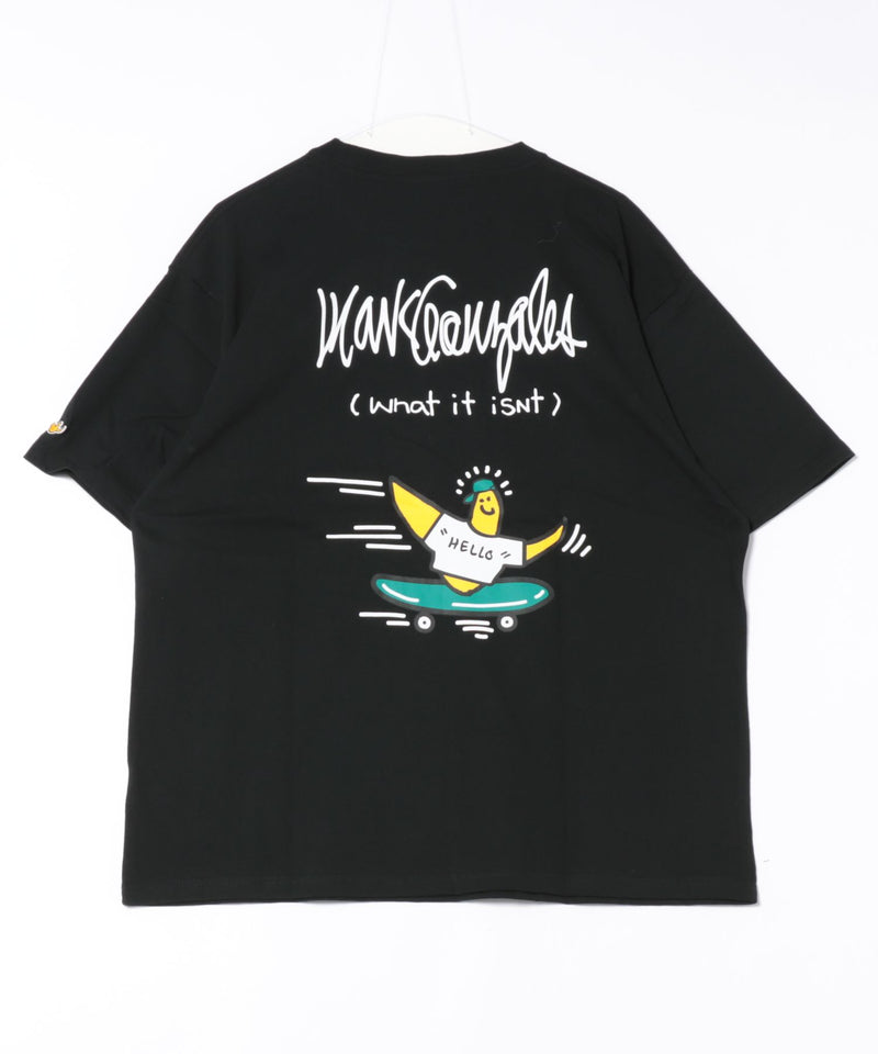 【What it isNt）ART BY MARKGONZALES / (ワットイットイズント) アートバイ マークゴンザレス】 リラックスフィット プリントTシャツzo