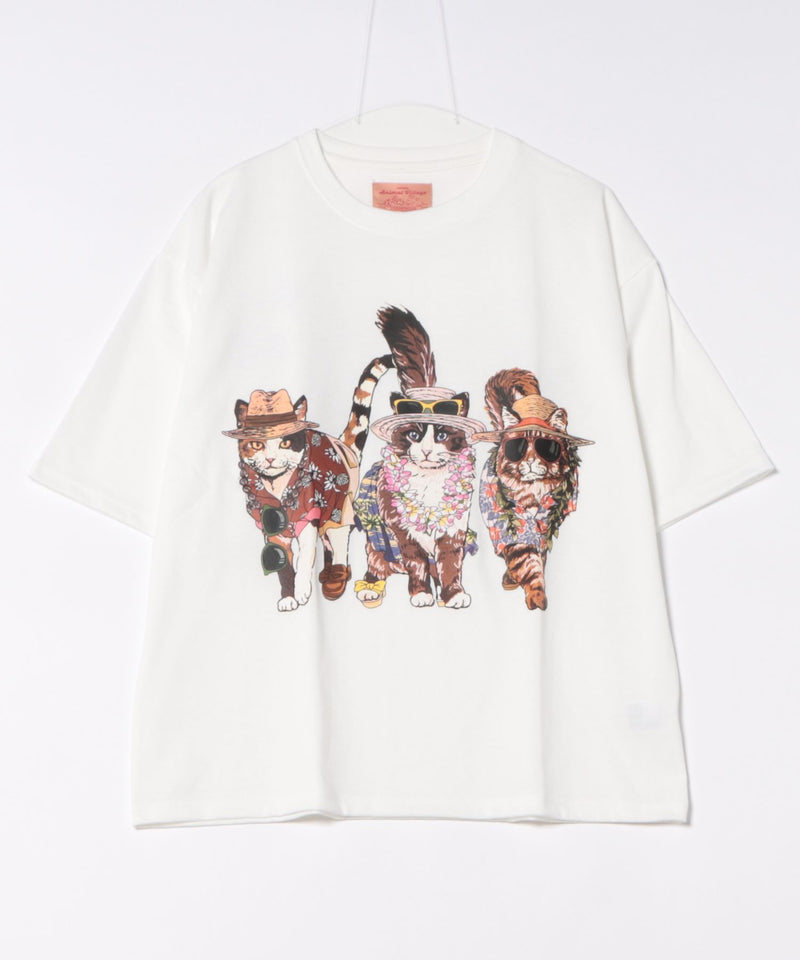 【CORISCO/コリスコ】アニマル プリント Tシャツ