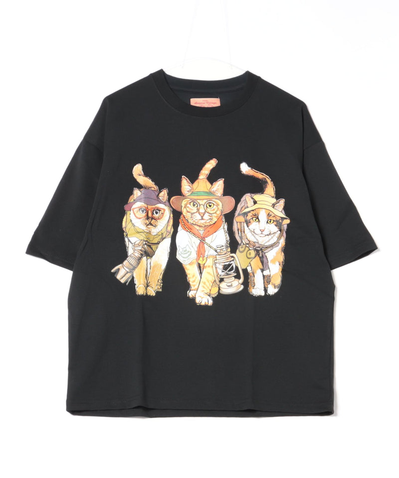【CORISCO/コリスコ】アニマル プリント Tシャツ