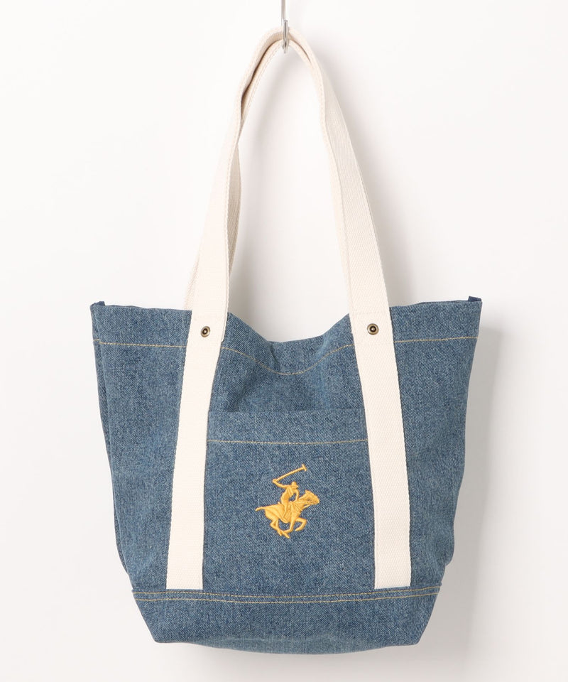 デニムトートバッグ【BEVERLY HILLS POLO CLUB/ビバリーヒルズポロクラブ】