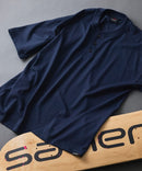 【SAVIER/サビアー】×【ZERO STAIN/ゼロステイン】コラボ ヘンリーネックTシャツzo