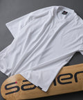 【SAVIER/サビアー】×【ZERO STAIN/ゼロステイン】コラボ ヘンリーネックTシャツzo