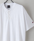 【SAVIER/サビアー】×【ZERO STAIN/ゼロステイン】コラボ ヘンリーネックTシャツzo