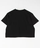 クロップド丈 ワンポイント刺繍Ｔシャツ【TeddyBear/テディベア】