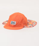 水陸両用 タレ付き メッシュキャップ ワンポイントロゴ【MEI/メイ】