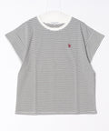 リラックスフィットワンポイント刺繍フレンチスリーブ Ｔシャツ 【U.S. POLO ASSN./ユーエスポロアッスン】　　　　　　　　　　　　　　　　　　　　　　　　　　　　　　　　　　　　　　　　　　　　　　　　　　　　　　　　　　　　