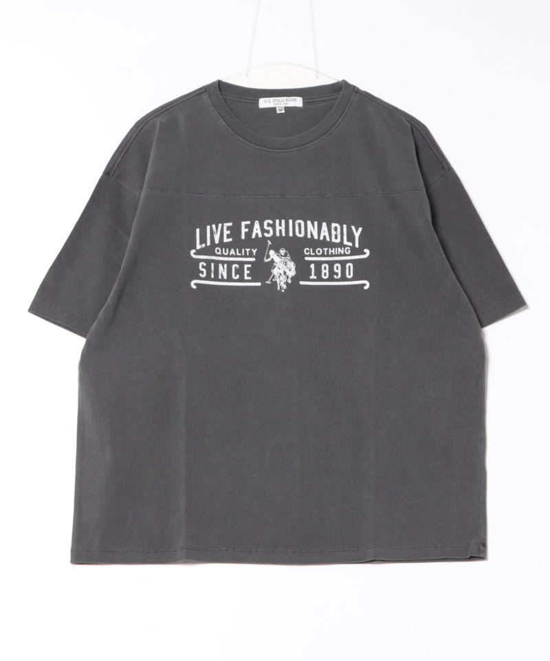ピグメントプリントＴシャツ【U.S. POLO ASSN./ユーエスポロアッスン】　　　　　　　　　　　　　　　　　　　　　　　　　　　　　　　　　　　　　　　　　　　　　　　　　　　　　　　　　　　　