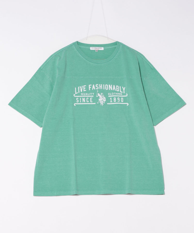 ピグメントプリントＴシャツ【U.S. POLO ASSN./ユーエスポロアッスン】　　　　　　　　　　　　　　　　　　　　　　　　　　　　　　　　　　　　　　　　　　　　　　　　　　　　　　　　　　　　