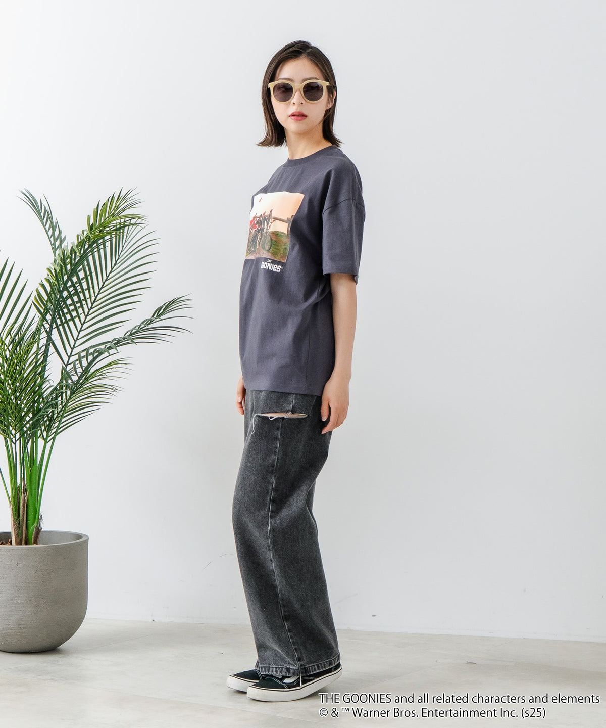 プリントTシャツ ドロップショルダー オーバーサイズ シネマ