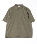 快適素材 リネンタッチ半袖シャツ ドライタッチ 速乾【NATURAL STORY/ナチュラルストーリー】