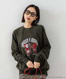 【DISCUS×HOT STUFF×Casper】キャラクタープリントスウェットトレーナー メンズ レディース ユニセックス