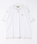 【OUTDOOR EXCHANGE/アウトドアエクスチェンジ】×【ZERO STAIN/ゼロステイン】コラボ 配色 3本針ステッチ クルーネック Tシャツ