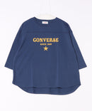 裾ラウンド クロップド スリーブT【CONVERSE/コンバース】