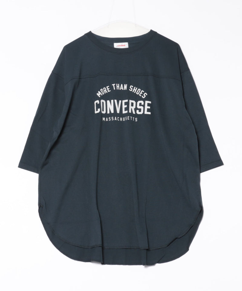 7分袖 ワイド切り替え チュニック【CONVERSE/コンバース】