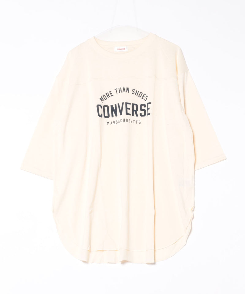 7分袖 ワイド切り替え チュニック【CONVERSE/コンバース】