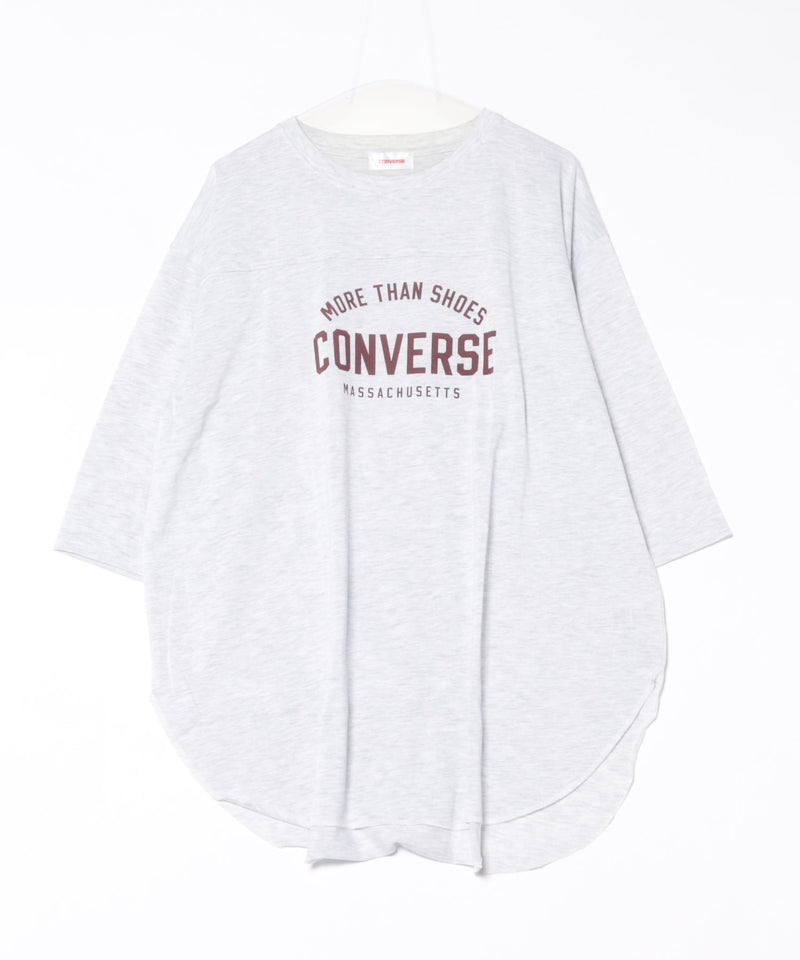 7分袖 ワイド切り替え チュニック【CONVERSE/コンバース】