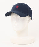 【U.S.POLO ASSN. ：ユーエスポロアッスン】ワインポイント刺繍キャップ