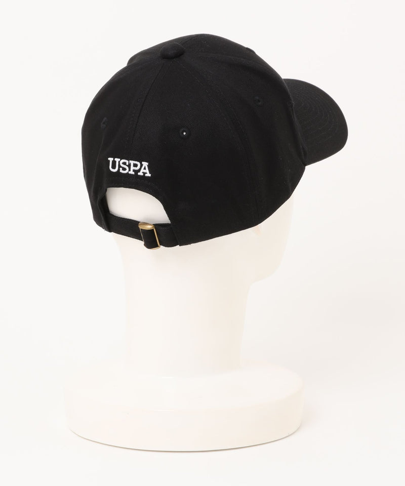 【U.S.POLO ASSN. ：ユーエスポロアッスン】ワインポイント刺繍キャップ