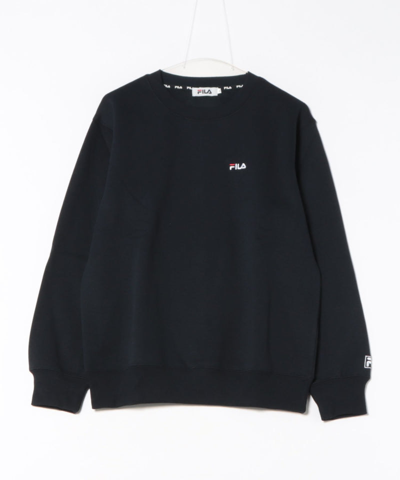 【FILA/フィラ】ワンポイント刺繍 スウェットトレーナー ブランドロゴ